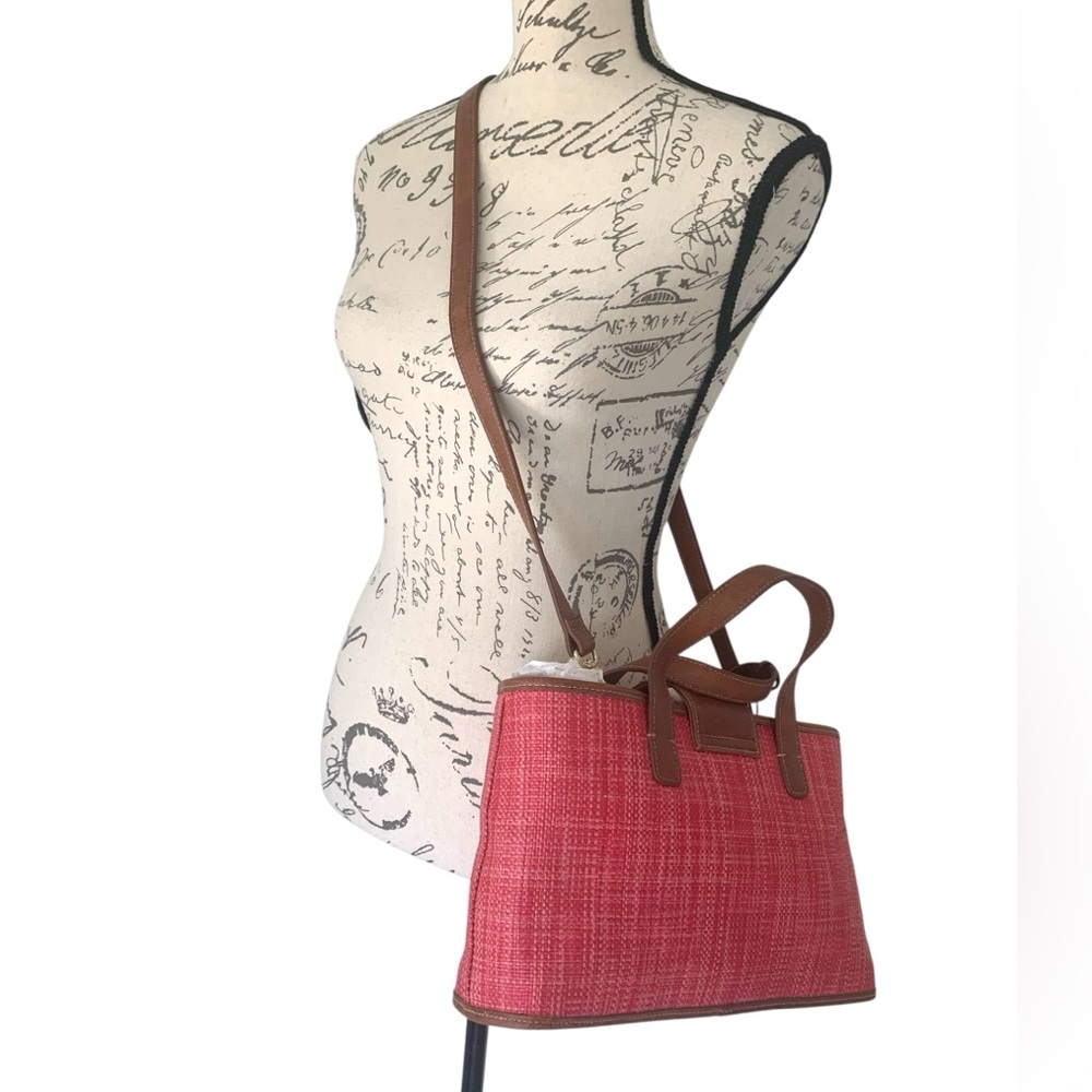 NWT Liz Claiborne Crossbody Tote Bag Pink - Picture 8 of 13